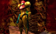 Samus en Monster Hunter 4 Ultimate.