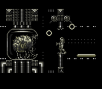 Samus und Mother Brain im Kampf
