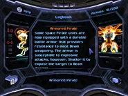 The Armored Pirate Logbook entry.