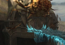 Большой ледяной мост, созданный  в Брийо Горном.