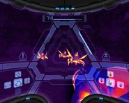 The three Beetles of this room seen with the Thermal Visor.