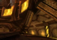 A side view of the room.