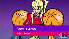 Samus competing on Gaming's Next Top Princess.