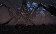 Metroid Prime's first form, just before it enters the first cavern.