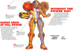 Samus Aran Varia suit Super Metroid Player's Guide 1994