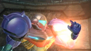 Samus acquires the Grapple Beam.