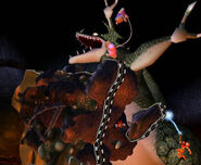 Kraid in Brinstar Depths from Super Smash Bros. Melee.