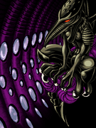 Ridley in the Space Pirate Mother Ship in Zero Mission