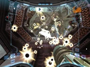 The Green Kralee vaporized by the Sonic Boom.