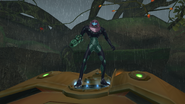 The Fusion variant of the Gravity Suit in Metroid Prime