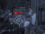 The control interface for the Kinetic Orb Cannon seen with the Dark Visor.