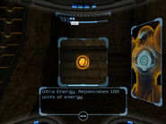 Ultra Energy capsule scan in Metroid Prime.