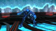 Dark Samus is defeated.