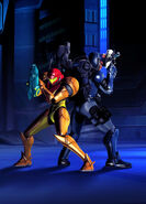 Samus Aran and Anthony Higgs.