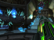 Metroid Hatcher ripped.png (414 KB) A tentacle is ripped. Its blue blood spews outward as the creature screams in pain.