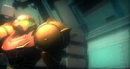 A render created early in the development of Metroid Prime 2: Echoes, while Keller was experimenting with in-game rendering.