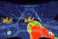 Pre-release image of the Thermal Visor, showing a different color palette than the final game