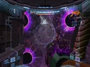 Five Darkburst shots fired from the Seeker Missile (via hacking).