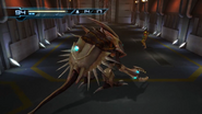 Samus fighting the same Asborean.