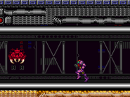 A frame where the Metroid's membrane disappears