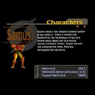 Samus's profile.