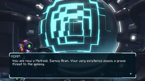 You are now a Metroid, Samus Aran