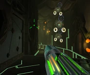 Three "Dragoon" Battle Drones within Maintenance Shaft GP.