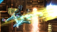 Zero Suit Samus's Front Air Attack.