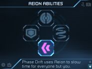 Aeion Abilities screen.