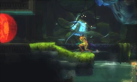 Escotilla roja en la habitación llena de agua 2 MSR