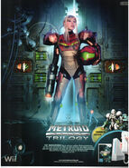 Jenni Källberg as Samus (Metroid Prime Trilogy German ad).