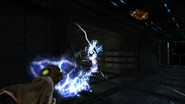The Grapple Lasso, as it appears in the 2006 prototype of Corruption.