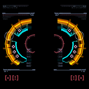 Scan images for a Mounted Blast Shield with optic sensors used as a combination lock.