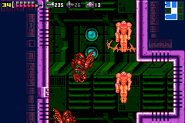 Vertical Shinespark in Metroid: Zero Mission