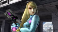 Samus Zero vista cercana SSBU