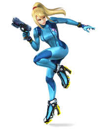 Zero Suit Samus (SSB) Artwork 01