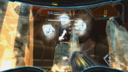 Rundas creates ice chunks to fire at Samus.