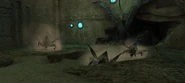 Several Beetles emerge to defend their territory in the Ruined Shrine.