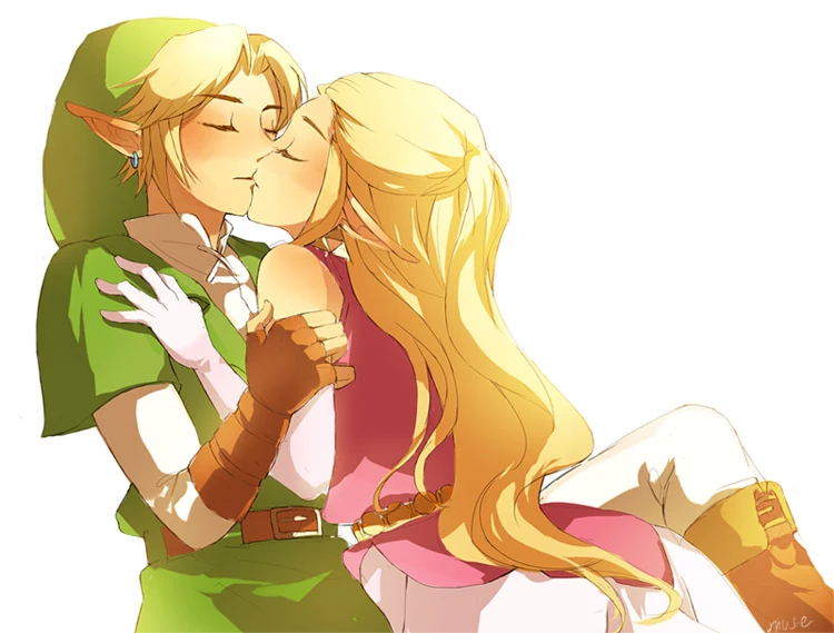 Линк x зельда. Легенда о зельде линк и зельда. Линк и принцесса зельда. Линки любви. Линк зельда.