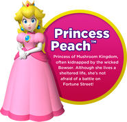 Princess Peach's interview on Fortune Street