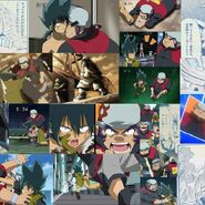 Kyoya and Benkei collage