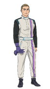 Emile's design in the anime
