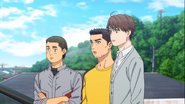 Ditto, Akimoto alongside Aiba and Kanata overhear Daigo complaining to his managers