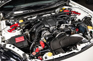 Ditto, the demo car's engine bay