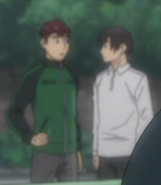 In Turn14, Takamitsu as seen talking to Yosuke.