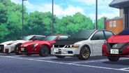 The Evo at the Ashinoko GT parking lot (Turn12)