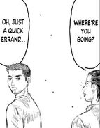 In Chapter 1, Akimoto's first appearance