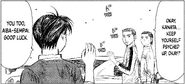 Akimoto with Aiba before the race at Odawara in Chapter 18