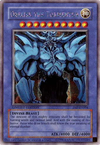 Obelisk the Tormentor | MFG Yu-Gi-Oh! RPG Wiki | Fandom