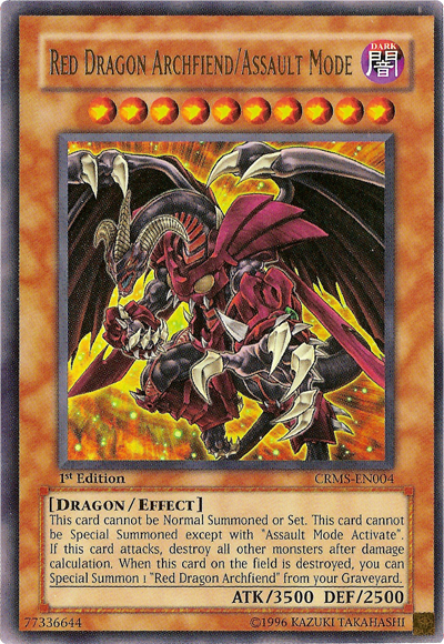 Red Dragon Archfiend/Assault Mode | MFG Yu-Gi-Oh! RPG Wiki | Fandom